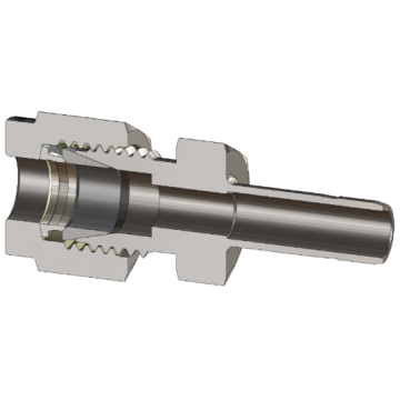 Straight Tube Fitting Connector